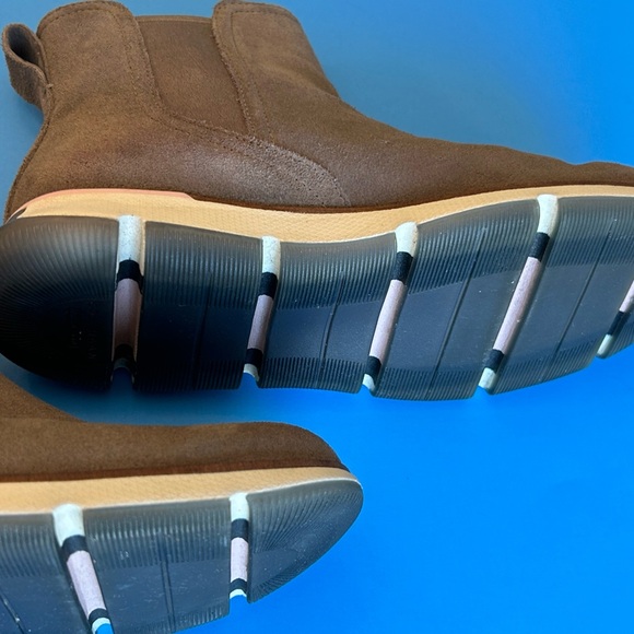 Cole Haan Chelsea W21353 Men's Taupe Faux Suede Ankle Boots Size 5 1/2B - Picture 11 of 13